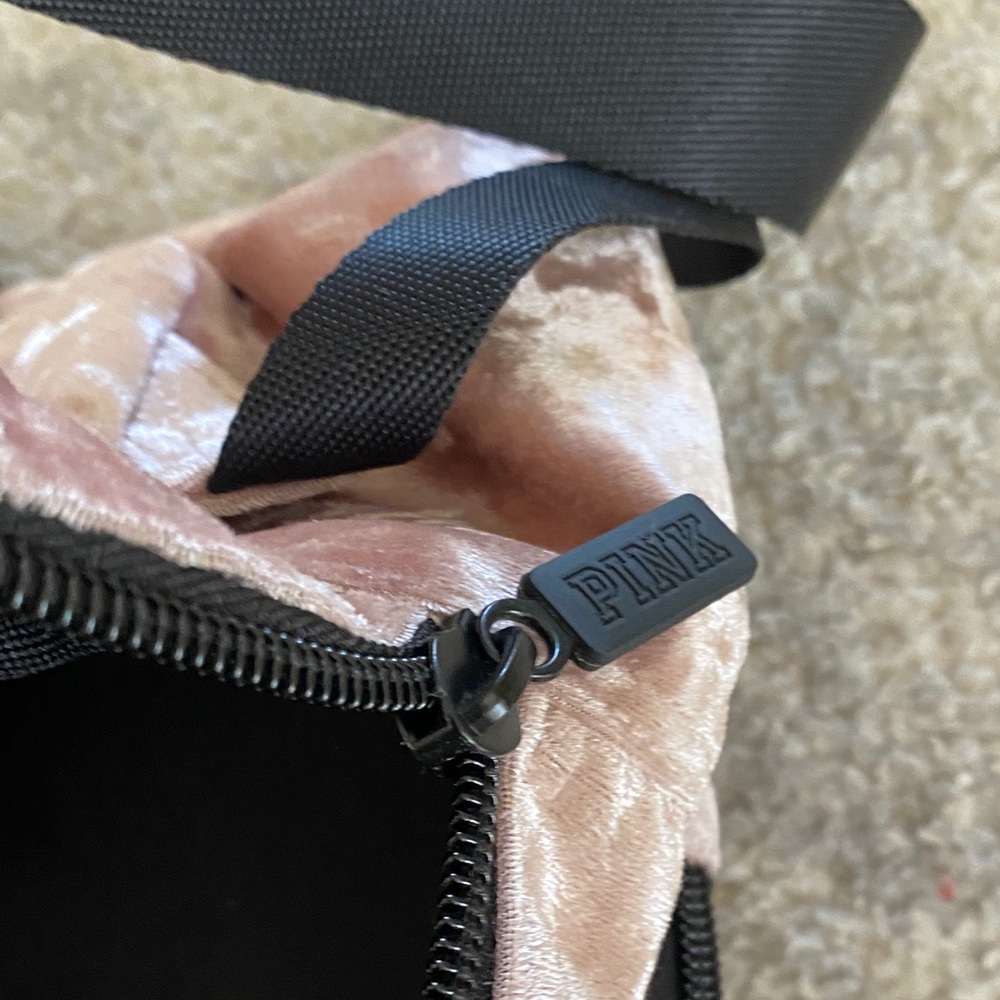PINK Victoria's Secret Blush Velvet Backpack - Picture 4 of 6